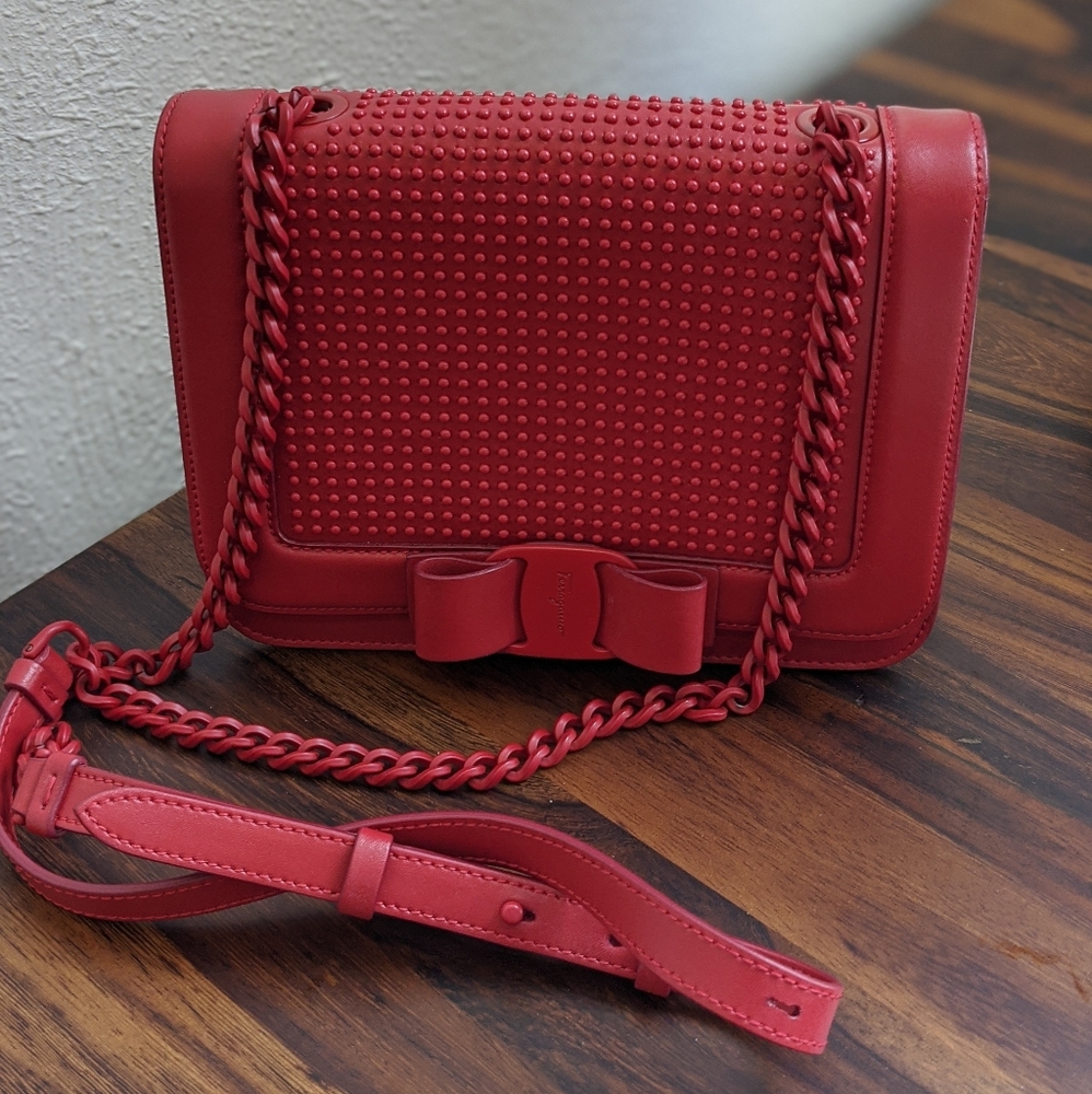 Salvatore Ferragamo Vara Crossbody Handbag